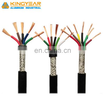 Soft copper cable Rvvp 300v 4-core 3-core cable PVC insulated electrical connection cable