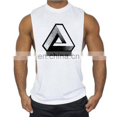 Wholesale Tank Top Bodybuilding 100% Cotton Men Tank Top Gym Fitness