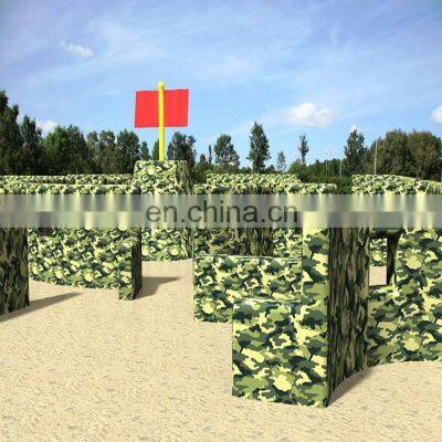 Outdoor Laser Tag Paintball Equipment Inflatables Paintball Obstacles Bunker Field