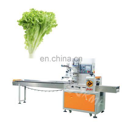 Lettuce Carrot Horizontal Flow Packing Packaging Machine Automatic