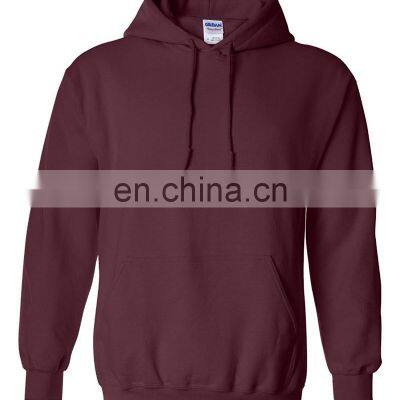 Burgundy super soft warm Qatar costume fleece hoodie for men oem printing pullover sweatshirt Unisex