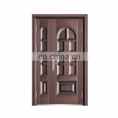 Main gate wrought iron exterior entry mom and son entrance house used steel door