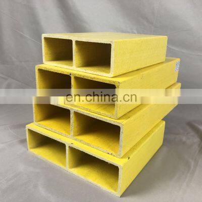 FRP Pultrusion Fiberglass Profile Fiberglass Rectangular Hollow Square Tube Section photo-4