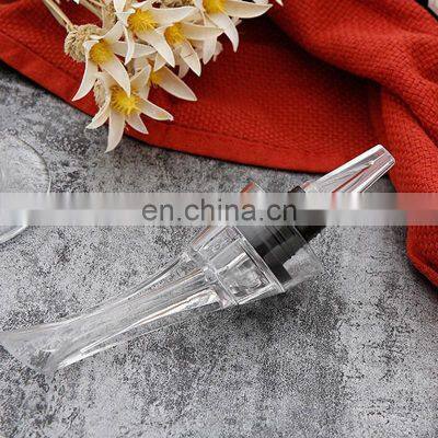 High Productivity Latest Slow Brand Logo Luxury Custom Aerator Plastic Wine Pourer photo-5