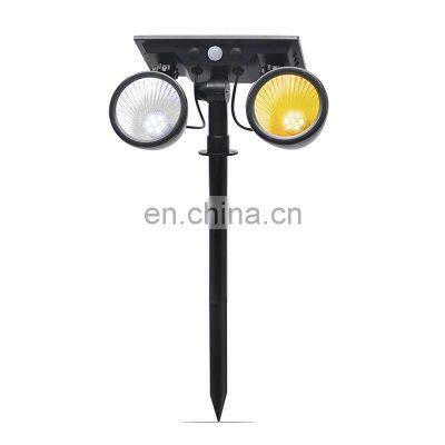 Luz solar Farolas solares, Luces solares para paisajes LED de 2 en 1, Ajustables a 180 grados y a prueba de agua para seguridad exterior photo-3