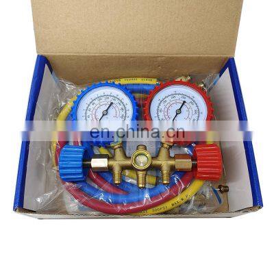 CT-536 F BRASS Manifold Gauge Set HVAC Refrigeration System Auto Air Conditioner AC Charging R134A R502 R410A R404 Price photo-5