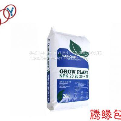 25kg PE gusseted side bag fertilizer package sack