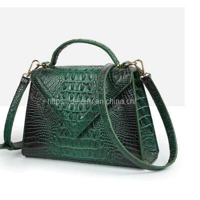 Amazon Best-selling Crocodile Print Handbag the Middle-east Hot Style Ladies Bags in Stock photo-2