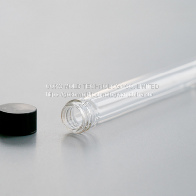30ML Laboratory Transparent Test Tube Multi-specification Cylindrical Round Bottom Test Tube Bottle Threaded Flat Mouth Reagent Bottle High-quality Multifunctional Test Tube Bottle photo-3