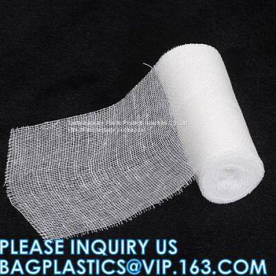 Wound Medical Plaster Bandage Medical Materials & Accessories Roll of Raw Material and Conforming Bandage White 2000 Bags 6m*8cm photo-4