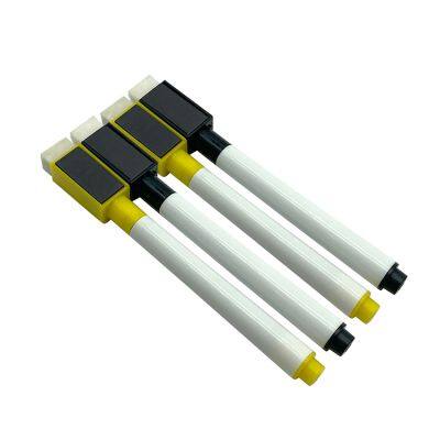 Supplier Custom Colored Fine Point Bullet Tip Dry Erase Whiteboard Marker Pen With Magnetic Eraser For School Office photo-2