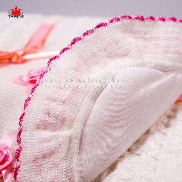 Online Sale Decorative Border Baby Woolen Blanket for Africa Market photo-3