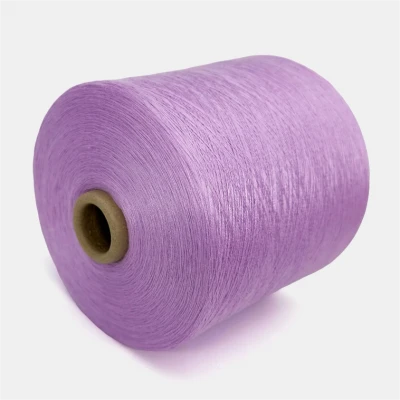 New 28S/2 high quality glossy yarn 50% viscose 22% nylon 28% polyester core spun yarn at attractive price