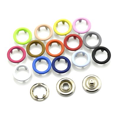 222#9mm prong ring snap button, top quality for baby wear