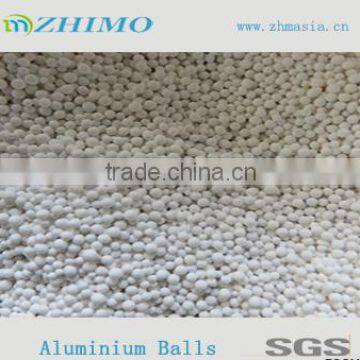 high crush strength alumina grinding ball in fertilizer industry