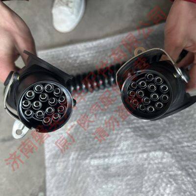 SHACMAN Shaanxi Automobile Delong Truck Accessories Original 15 Core Spiral Flexible Cable Assembly DZ97259770006 DZ9X259770016 photo-3