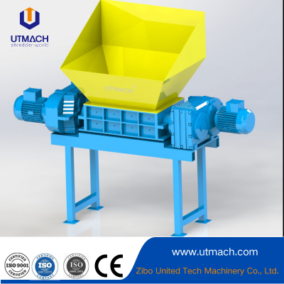 e- waste double shaft shredders hard drive shredding machine