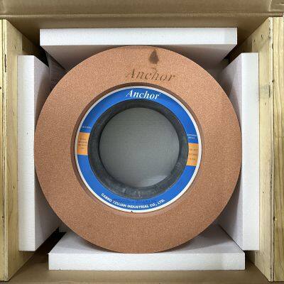 Genuine Taiwan Anchor Type 18 38A White Alumina Centerless Grinding Wheel 455*205*228.6mm High Precision