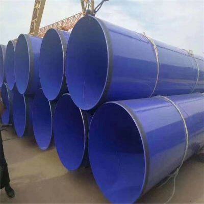Plastic-coated Steel Pipes for Municipal Engineering, Spiral Welded Steel Pipes Dn800 Composite Pipes, Sufficient Supply