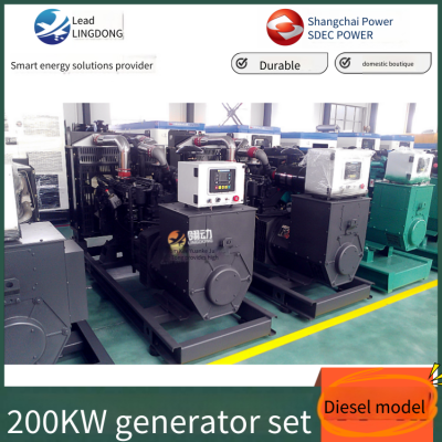 Shanghai Diesel Engine Co., Ltd. 200kw Diesel Generator Set, High-strength Engine Block, Cold Start Temperature -15℃, Strong Adaptability photo-5