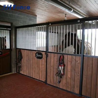 Vorfabrizierter Pferdebox für Pferde - Pferdestallausstattung, mobiler Boxstall für das Freiland auf der Farm photo-5