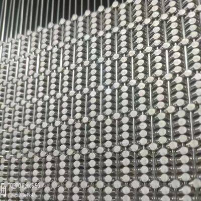 Industrial Building Exterior Walls, Architectural Metal Decorative Mesh, Hotel Wall Metal Mesh Ceiling Partition Curtains photo-3