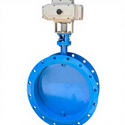 Прямые продажи производителя. Электрический шаровой клапан с фланцем для вентиляции.
