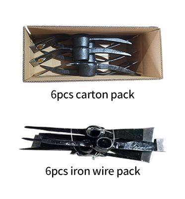 Rail Steel Garden Pickaxe Mattock Tool With Wooden Handle for Soil Digging Farming and Construction Work photo-3