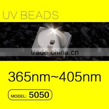 High Quality SMD 5050 UV LED chip Ultraviolet Light Source with 1 Watts 405nm FACTORY