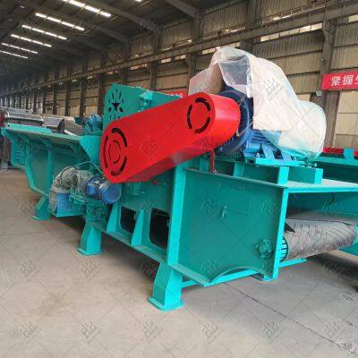 Drum Wood Chipper for Log Sawmill Waste, Branches, and Veneer Processing