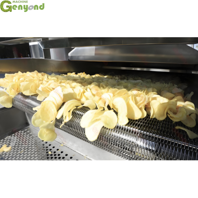 Genyond 100-1000 кг/ч Автоматическая или полуавтоматическая линия обработки замороженных картофельных чипсов/ машина для изготовления чипсов из картофеля