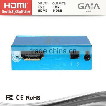 2x1 or 1x2 HDMI Bi-Directional Switch Splitter - Gaia Vision