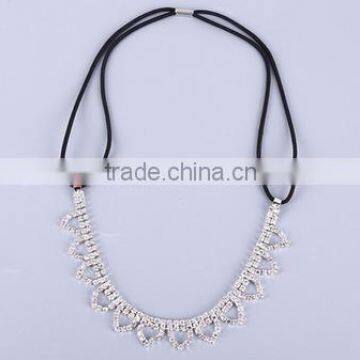 Lasted Designs Fancy Clean Crown Crystal Headbands For Wedding Bridal Hair Accessories photo-4