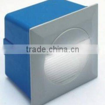 cube exterior IP65 aluminum 1W step lamp