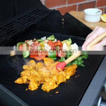 100% Non-Stick & Reusable BBQ Grill Mat, 13"X15" PTFE coated and easy clean fabric, for Grill, Oven or Microware