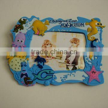 creative sea world soft PVC photo frame as gifts or souvenirs