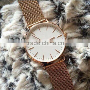2016 New Product Fashion Vogue Mesh Strap Wrist Watch For Girls photo-5