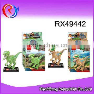 Educational plastic building blocks dinosaur toys