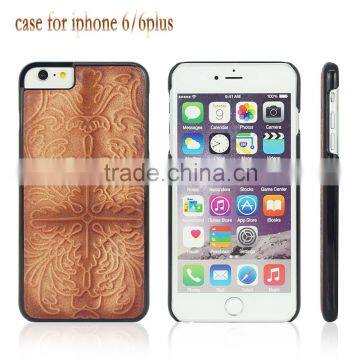 2016 Guangzhou Popular leather mobile phone back cover cases for iPhone 6/Plus