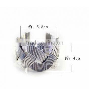 innovative items Handmade brand cuff bracelet for women hollow out Stainless Steel vintage jewelry wholsale 2015