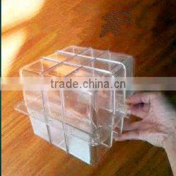 OEM plastic square box mould for square watermelon