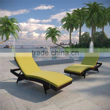 Rattan Outdoor Deck Chair Beach Wicker Lounge Chair Rattan Deck Chair photo-2