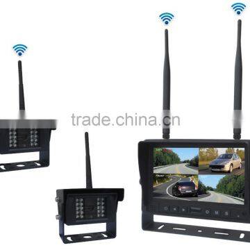 12V to 48V IP69K Waterproof Built-in Wireless Transmitter Night Vision Tractor Rear View Camera With 7inch Wireless Monitor photo-5