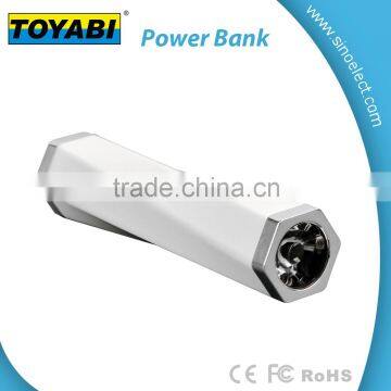 Good Quality Lipstick Power Bank 1800mah Power Bank With Led Torch Light photo-3