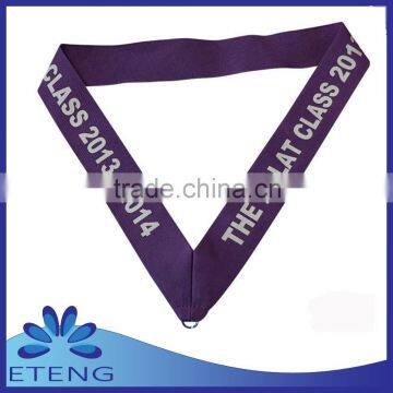 HOT sale durable custom printed polyester medal ribbons