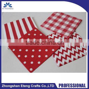 Popular wedding decoration paper napkins with custom made logo