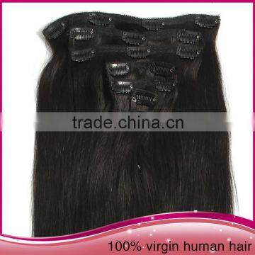 Best Selling Unprocessed Brazilian Virgin Human Hair Clip In Hair Extension photo-3