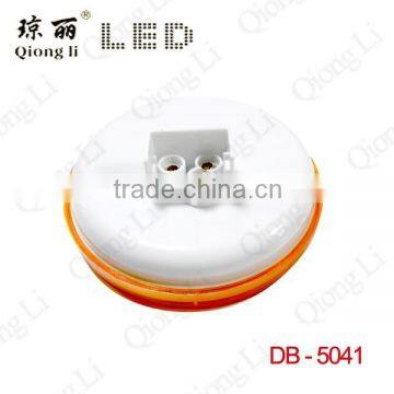 12 Volt 4inch Round Amber Sealed Multifunction Led Stop Turn Tail Light for Truck Trailer