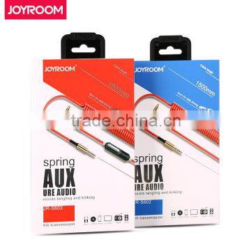 3.5mm Aux Hands-free Stereo Audio Cable 1.5M Universal Spring Ure Audio Cable Male to Male Joyroom S603 MT-5794 photo-5