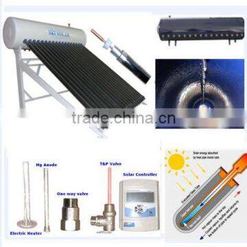 solar heating: Integrated & Pressurized solar water heater with Porcelain Enamel inner tank